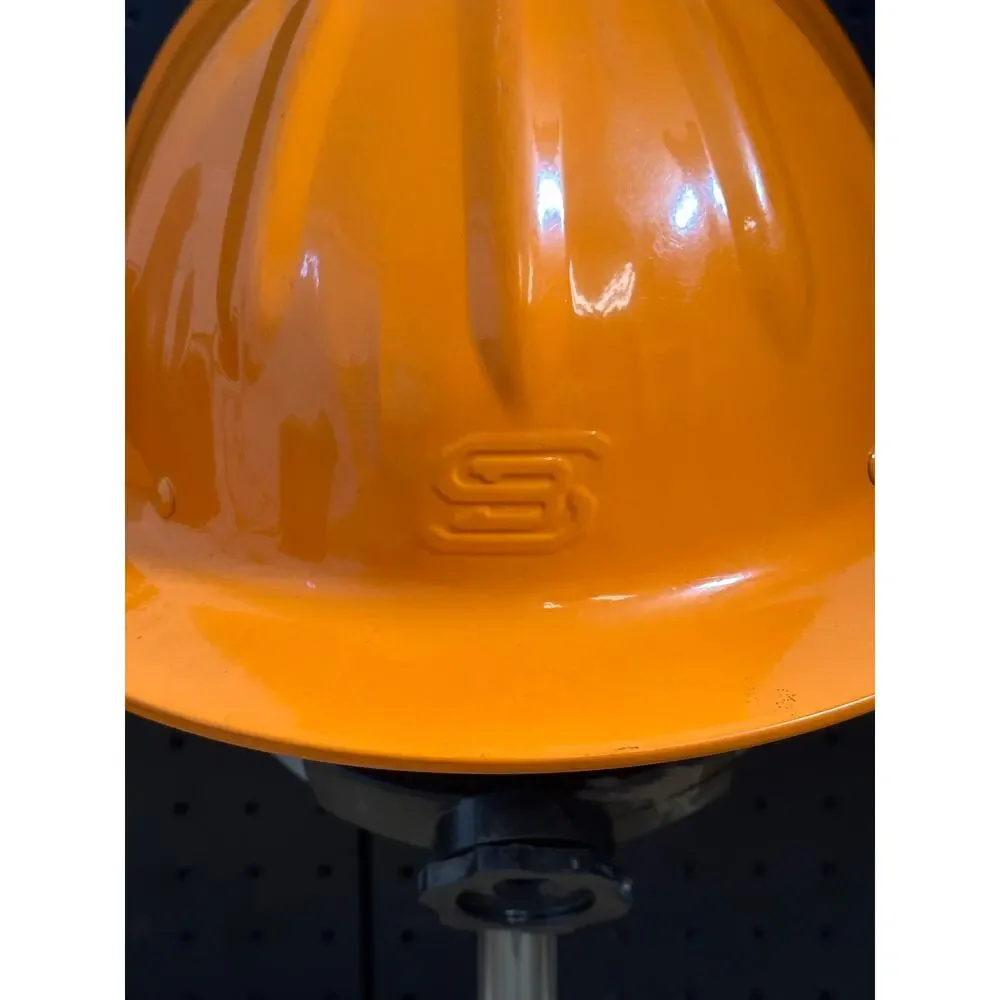 SkullBucket Aluminum Full Brim Hard Hats with Ratchet Suspensions - Hi Viz Oran
